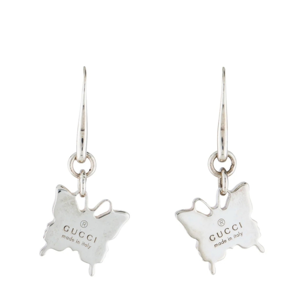 GUCCI Silver Butterfly Earrings 🦋🦋